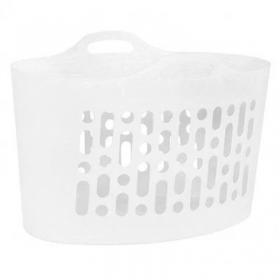 Wham White Flexi-Store Laundry Basket 50 Litre - PACK (8) NWT6212P