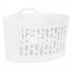Wham White Flexi-Store Laundry Basket 50 Litre - PACK (8) NWT6212P