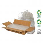 Eco Clear Refuse Sacks Bin Bags Heavy Duty 15kg CHSA (18x29x38) 200 Bags NWT6220