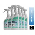 Evans Vanodine Protect Ready-to-Use Disinfectant 750ml - PACK (6) NWT6222P