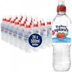 Radnor Splash Sugar Free Strawberry 24x500ml NWT6259