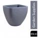 Strata Granite Square Top Round Base Planter 30cm GN561 NWT6272
