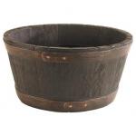 Oakwood Large 49cm Barrel Planter GN653 NWT6279