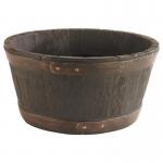 Sankey Oakwood Large 49cm Indoor - Outdoor Barrel Planter (GN653) NWT6279