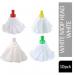 Janit-X Cloth Socket Mop Head White - PACK (50) NWT6300P