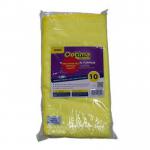 Janit-X Microfiber Cloths are bright yellow and come in a pack of 10. They are made of microfibre material, perfect for cleaning and dusting surfaces.
