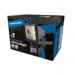 Powermaster 150W Eco Halogen PIR Black Floodlight Bulb Included, Not part of the Pack NWT6355