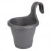 Elho Corsica Easy Hanger Single ANTHRACITE Planter NWT6386