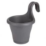 Elho Corsica Easy Hanger Single ANTHRACITE Planter - PACK (5) NWT6386P