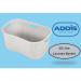 Addis Light Grey Rattan Hipster Laundry Basket NWT6405