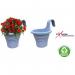 Fixtures Hang Easy Single Pale Grey Planter NWT6409