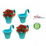 This image of a Fixtures Business & Homewares Garden Maintenance kit shows a stylish mint green single planter with easy hanging capabilities. It is brand new with tag NWT6411 and perfect for adding a touch of greenery to any space.