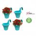 Fixtures Hang Easy Single Mint Green Planter NWT6411