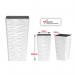 Fixtures High Gloss Glaze Wave MEDIUM 42cm Planter White NWT6413
