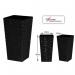 Fixtures Glaze Wave MEDIUM Planter Black NWT6417