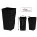 Fixtures Glaze Wave MEDIUM 42cm Planter Black NWT6417