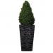 Fixtures Glaze Wave LARGE Planter Black NWT6418