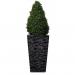 Fixtures Glaze Wave LARGE Planter Black NWT6418