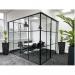 Fixtures Glaze Wave LARGE Planter Black NWT6418