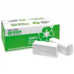 Maxima Green Two Ply CFold Hand Towels White 15x160s 