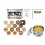 Briwax Original Wax Furniture Polish Cleaner Restorer 400g Antique Brown NWT6430
