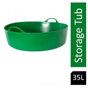 Gorilla Flexi Tub Green Shallow 35 Litre NWT6451