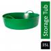 Red Gorilla Tubtrug Tub Green 35 Litre NWT6451