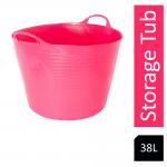 Gorilla Flexi Tub Pink 38 Litre NWT6457