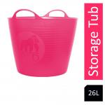 Gorilla Flexi Tub Pink 26 Litre NWT6458