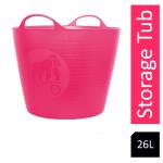 Gorilla Flexi Tub Pink 26 Litre NWT6458