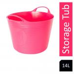 Gorilla Flexi Tub Pink 14 Litre NWT6459