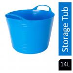 Red Gorilla Branded Tubs 14 Litre Blue Playroom Storage Garden Building Site NWT6462