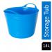 Red Gorilla Branded Tubs 14 Litre Blue Playroom Storage Garden Building Site NWT6462