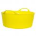 Gorilla Flexi Tub Yellow Shallow 15 Litre NWT6464