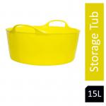Red Gorilla Tubtrug Tub Yellow 15 Litre NWT6464