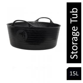 Red Gorilla Tubtrug Tub Black Recycled 15 Litre NWT6465
