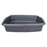 Deluxe Cat Litter Tray Silver 40x30x10cm - PACK (12) NWT6471P