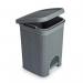 Fixtures Lace Design Grey Pedal Bin 5 Litre NWT6475