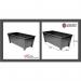Fixtures Grosvenor Raised Large 55cm BlackEbony Trough - PACK (12) NWT6500P