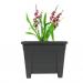 Fixtures Grosvenor Square Planter Black/Ebony 27cm NWT6515