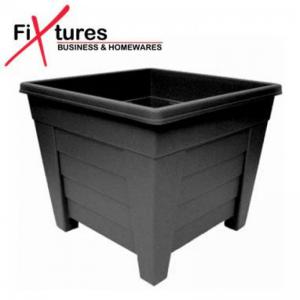 Fixtures Grosvenor Square Planter Black Ebony 27cm NWT6515P