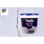 Polycell 5093025 Polyfilla Trade One Fill 1 Litre, White NWT6518