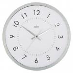 Acctim Yoko White & Chrome Wall Clock 32cm NWT6522