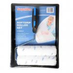 SupaDec Softgrip 4pc Roller Set 9 inch Roller, Paint Tray and 2 Roller Sleeves. NWT6571