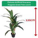 Fixtures Artificial Dracaena Fragrans Green Tree 120cm NWT6587