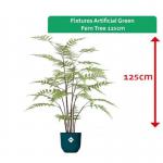 Fixtures Artificial Green Fern Tree 125cm NWT6588