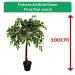 Fixtures Artificial Green Ficus Tree 100cm NWT6589