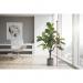 Fixtures Artificial Green Ficus Iyrata Tree 80cm NWT6599