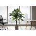 Fixtures Artificial Green Ficus Iyrata Tree 80cm NWT6599
