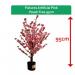 Fixtures Artificial Pink Peach Tree 95cm NWT6600